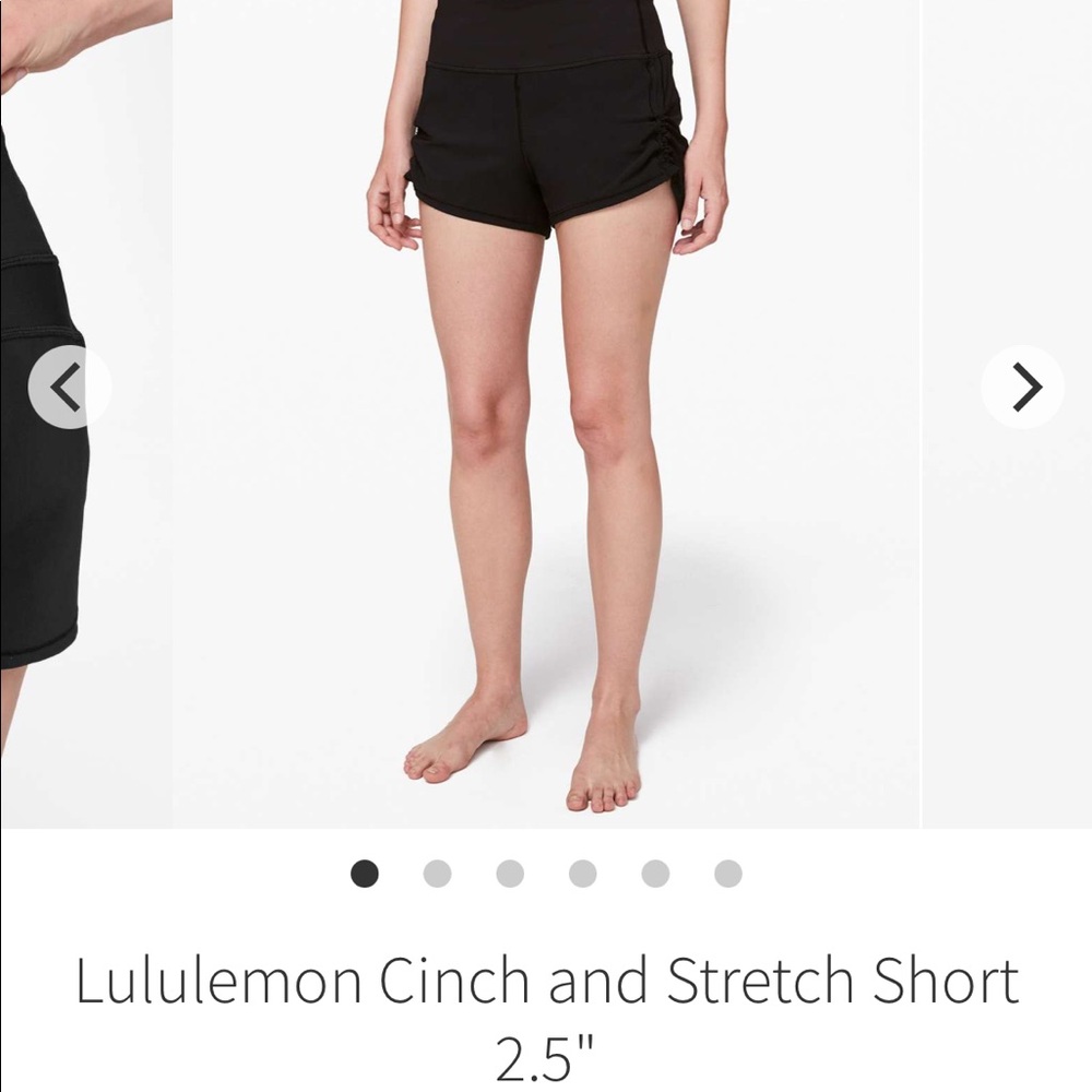 Lululemon Cinch and Stretch Shorts 6